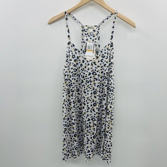 Miken Juniors' Size Small Animal-Print Swimsuit Cover-Up Dress in White $28 - Picture 2 of 8